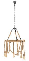 Lampe de plafond cercle en corde cm ø 64x90