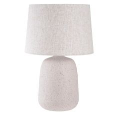 Lampe de table CROFT – Lampe en céramique effet sable