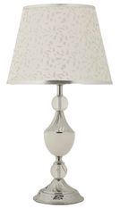 Lampe de table décorative chic aux finitions argentées KODY