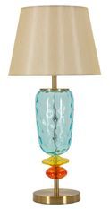 Lampe de table design en verre soufflé coloré au style audacieux COLORFUL