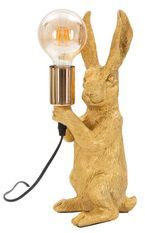 Lampe de table design lapin doré originale et décorative RABBIT