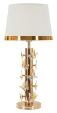 Lampe de table dorée PAPILLON