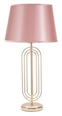 Lampe de table dorée rose grand format design glamour KRISTA
