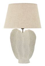 Lampe de table ivoire design naturel ESTER