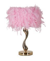 Lampe de table rose dorée élégante ROSA