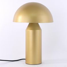 Lampe de table verre doré Pignon