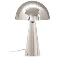 Lampe de table ZOLA en métal finition nickel