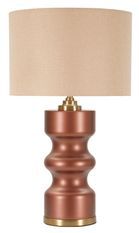 Lampe design élégante aux lignes ondulées et finitions cuivrées ROSENTHAL