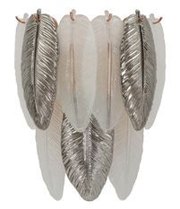 Lampe murale feuilletée cm 24x15x29