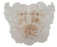 Lampe murale ibiscus 33x17x28 cm