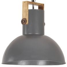 Lampe suspendue industrielle 25 W Gris Rond Manguier 52 cm E27