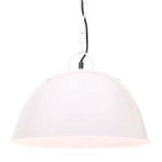 Lampe suspendue industrielle vintage 25 W Blanc Rond 41 cm E27