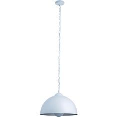 Lampe suspension métal blanc Fola D 40 cm
