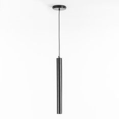 Lampe suspension moderne métal noir Teny H 135 cm