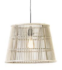 Lampe suspension osier gris Nathi D 41 x H 30 cm