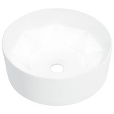 Lavabo 36x14 cm Céramique Blanc