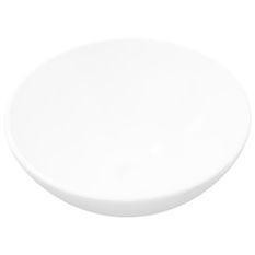 Lavabo de salle de bain Céramique Rond Blanc