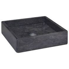 Lavabo Noir 40x40x10 cm Marbre 2