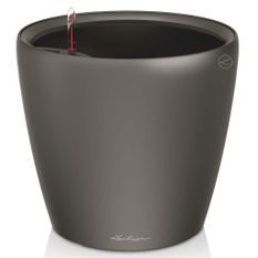 LECHUZA Jardinière CLASSICO LS 35 ALL-IN-ONE charbon métallisé 16063