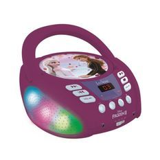 Lecteur CD Bluetooth La Reine des Neiges avec Effets Lumineux
