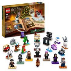 LEGO Harry Potter 76404 Le Calendrier de l'Avent 2022, 24 Mini-Jouets, avec Jeu de Société