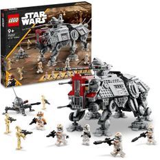LEGO Star Wars 75337 Le Marcheur AT-TE, Jouet avec 5 Minifigurines, La Revanche des Sith