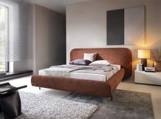 Lit coffre Booby prestige – Velours moderne et rangement optimisé