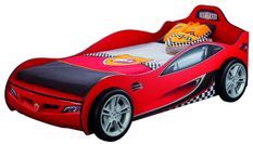 Lit enfant voiture de course rouge Bolide 90x190 cm