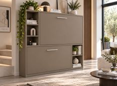 Lit escamotable superposé avec niches de rangement BRIANO