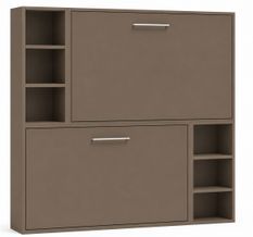 Lit escamotable superposé avec niches de rangement BRIANO