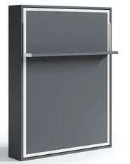 Lit escamotable vertical 90x190 avec étagère Habitat