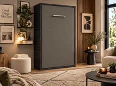 Lit escamotable vertical KIBOU - Ouverture automatique assistée - Haut de gamme – Usage intensif