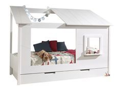 Lit maison HOUSEBED 90x200 cm avec tiroir lit