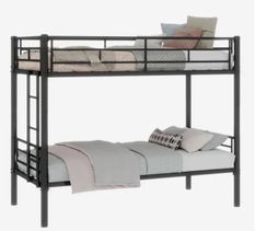 Lit superposé 90x190 cm métal VADIR - 2 lits séparables