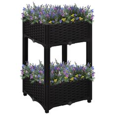 Jardinière 40x40x71 cm Polypropylène
