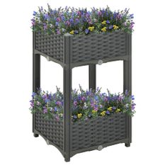Jardinière 40x40x71 cm Polypropylène 2