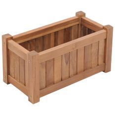 Jardinière 50x25x25 cm Bois de teck solide