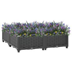 Jardinière 80x80x23 cm Polypropylène 2
