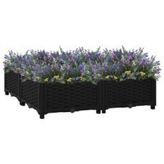 Jardinière 80x80x23 cm Polypropylène