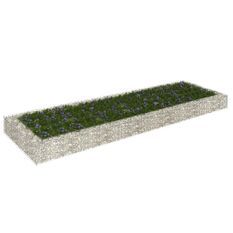 Jardinière à gabion Acier galvanisé 300x100x20 cm