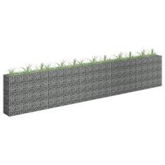 Jardinière à gabion Acier galvanisé 450x30x90 cm