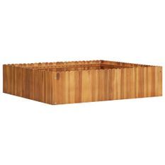 Jardinière 100x100x25 cm Bois massif d'acacia