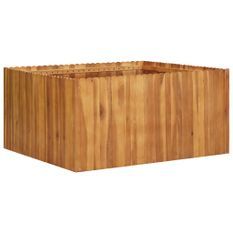 Jardinière 100x100x50 cm Bois massif d'acacia