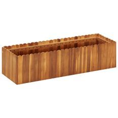 Jardinière 100x30x25 cm Bois massif d'acacia