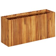 Jardinière 100x30x50 cm Bois massif d'acacia