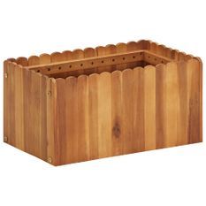 Jardinière 50x30x25 cm Bois massif d'acacia