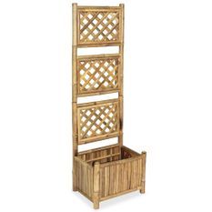 Jardinière avec treillis Bambou 40 cm