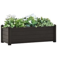 Jardinière PP Anthracite 100x43x35 cm