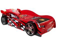 Lit voiture de course 90x200 cm SPIDER – Sommier inclus