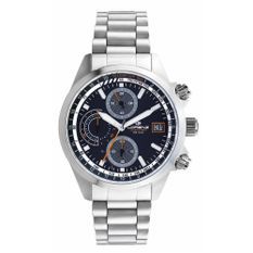 Lorenz Crono Solar Pilot Orange + Nato Extra Strap 030253DD